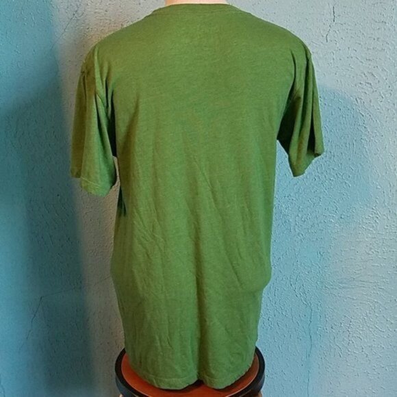 Keep Calm & Chive On Tee T Shirt Green Top Adult Size Small - Picture 5 of 9